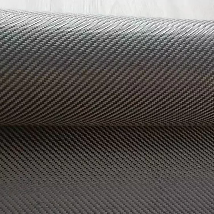 Twill Weave ကာဗွန်ဖိုင်ဘာထည်